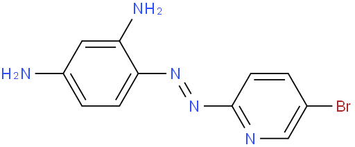 1,3-二氨基－4-(5-溴-2-吡啶偶氮)苯