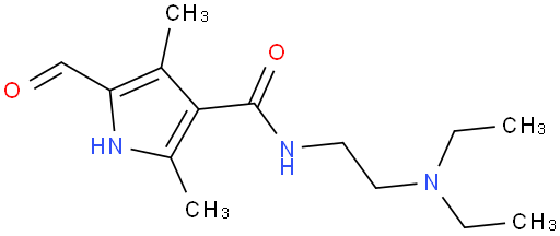 N-(2-(二乙基氨基)乙基)-5-甲酰基-2,4-二甲基-1H-吡咯-3-甲酰胺