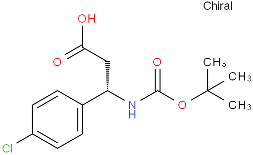 Boc-S-3-氨基-3-(4-氯-苯基)-丙酸
