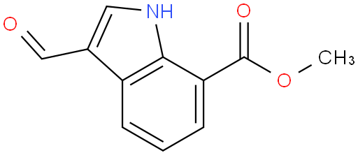 3-醛基-1H-吲哚-7-羧酸甲酯