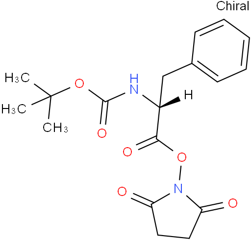 叔丁氧羰基-D-苯丙氨酸 N-羟基丁二酰亚胺酯