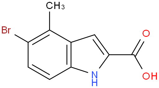 5-溴-4-甲基吲哚-2-羧酸
