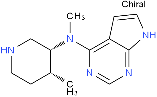 N-甲基-N-((3R,4R)-4-甲基哌啶-3-基)-7H-吡咯并[2,3-d]嘧啶-4-胺