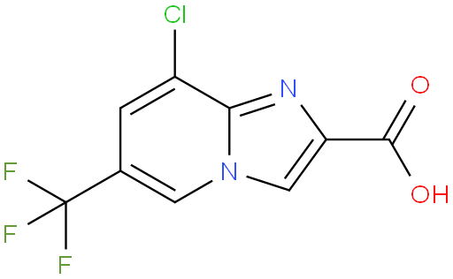 8-氯-6-(三氟甲基)咪唑并[1,2-a]吡啶-2-羧酸