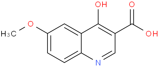 4-羟基-6-甲氧基喹啉-3-甲酸