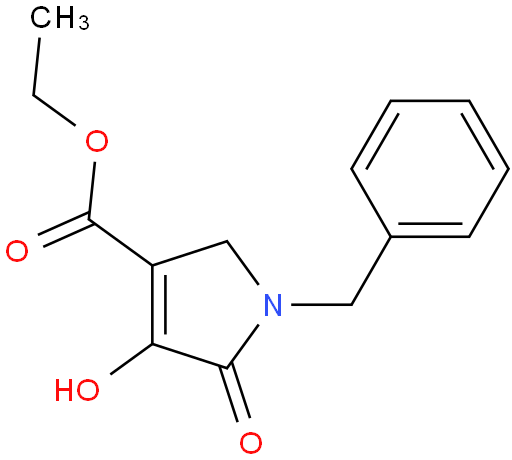 1-苄基-3-羟基-2(5H)-氧代吡咯-4-羧酸乙酯