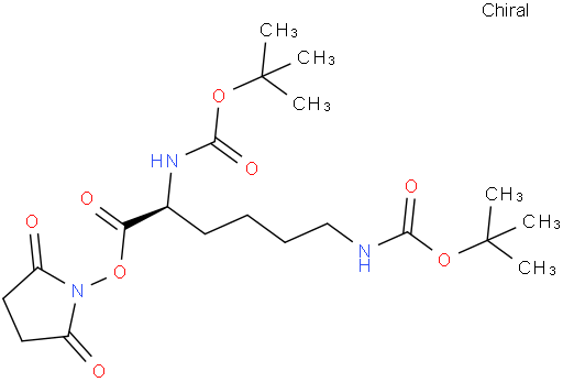 N,N'-二叔丁氧羰基-L-赖氨酸 N-丁二酰亚胺酯