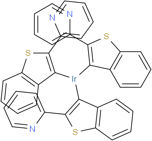 三[2-(苯并[b]噻吩-2-基)吡啶-C3,N]铱(III)