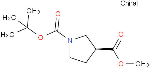 (S)-1-Boc-3-羧基吡咯烷甲酯