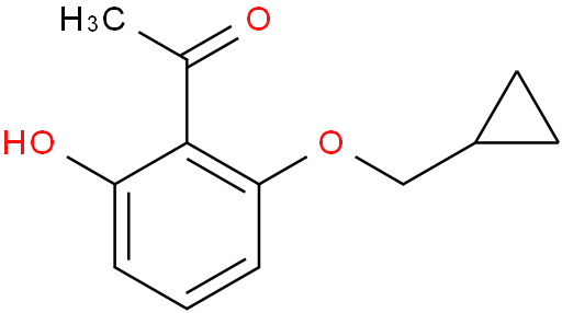 1-[2-(环丙基甲氧基)-6-羟基苯基]乙酮