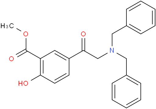 5-(2-(二苄基氨基)乙酰基)-2-羟基苯甲酸甲酯