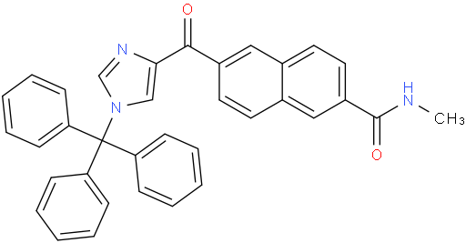 N-甲基-6-(1-三苯甲基-1H-咪唑-4-羰基)-2-萘甲酰胺