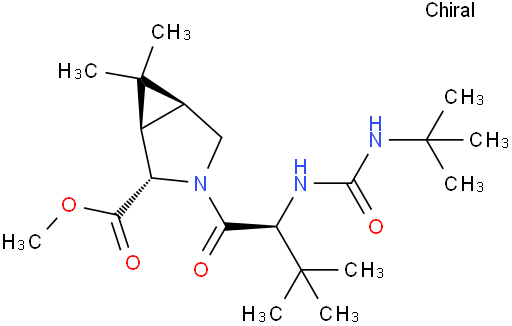 (1R,2S,5S)-3-((S)-2-(3-(叔丁基)脲基)-3,3-二甲基丁酰基)-6,6-二甲基-3-氮杂双环[3.1.0]己烷-2-羧酸甲酯