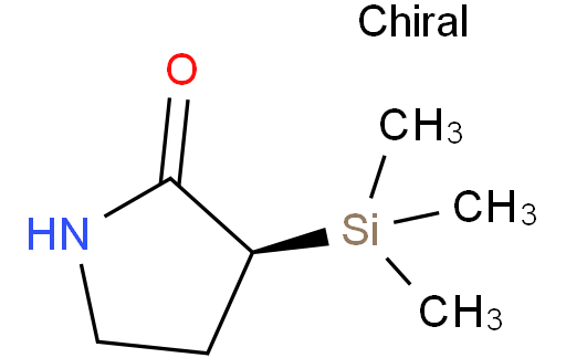 (S)-3-(三甲基硅烷基)吡咯烷-2-酮