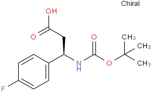 Boc-R-3-氨基-3-(4-氟-苯基)-丙酸