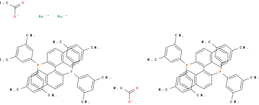 ((S )-(-)-2,2'-双[二(3,5 -二甲苯基)膦] -1,1'-联萘)钌(Ⅱ)