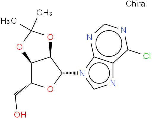 6-氯-9-beta-D-(2,3-异亚丙基)呋喃核糖基嘌呤