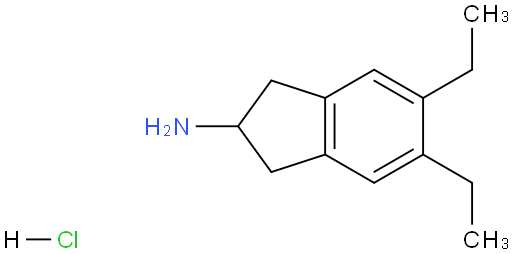 5,6-二乙基-2,3-二氢-1H-茚-2-胺盐酸盐