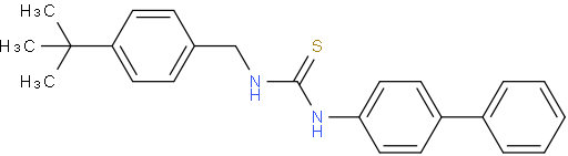 1-(联苯-4-基)-3-(4-叔丁基苄基)硫脲