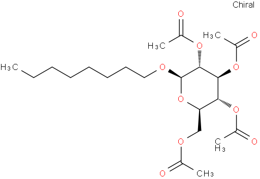 1-O-辛基-β-D-吡喃葡萄糖苷2,3,4,6-四乙酸盐