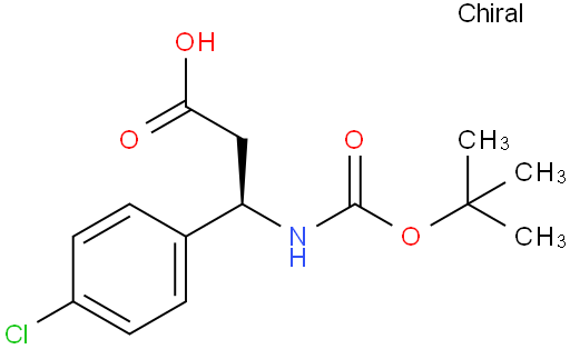 Boc-R-3-氨基-3-(4-氯-苯基)-丙酸