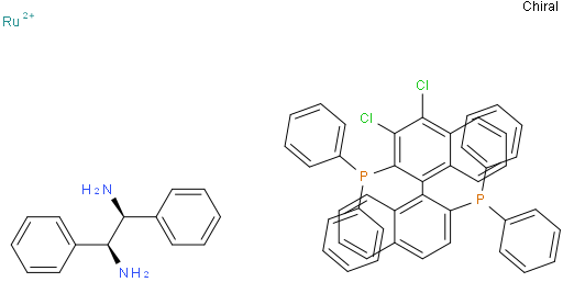 二氯[(S)-(-)-2,2'-双(二苯基膦)-1,1'-联萘基][(1S,2S)-(-)-1,2-二苯基乙二胺]钌(II)