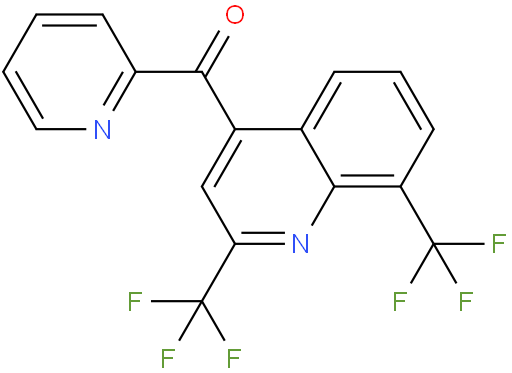 双[2,8-二(三氟甲基)喹啉-4-基-2-吡啶基]酮