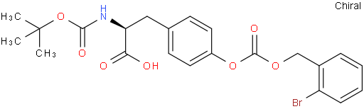 N-叔丁氧羰基-O-(2-溴苄氧羰基)-L-酪氨酸