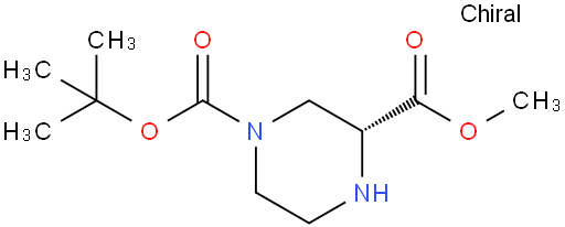 (R)-1-N-Boc-哌嗪-3-羧酸甲酯