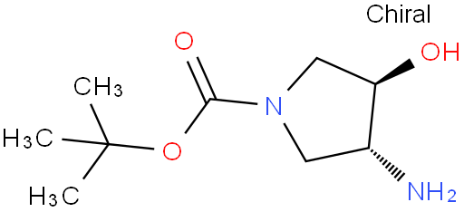 (3R,4R)-3-氨基-4-羟基吡咯烷-1-甲酸叔丁酯