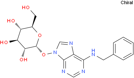 6-苄氨基-9-(Α-D-吡喃葡萄糖基)嘌呤