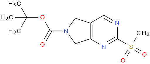 2-甲磺酰基-5H-吡咯并[3,4-d]嘧啶-6(7H)-甲酸叔丁酯
