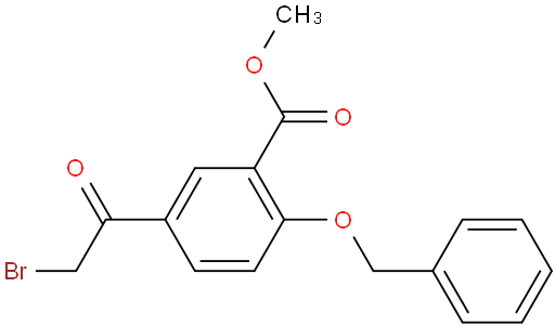 2-(苄氧基)-5-(2-溴乙酰基)苯甲酸甲酯