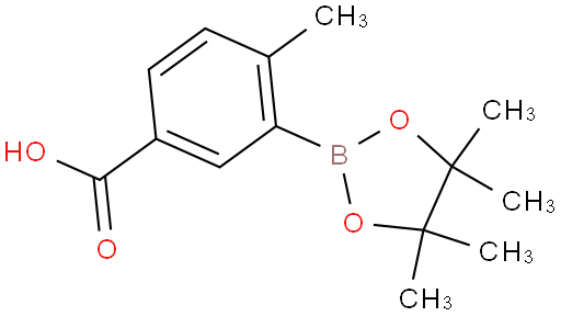 4-甲基-3-(4,4,5,5-四甲基-[1,3,2]二氧硼杂环戊烷-2-基)苯甲酸