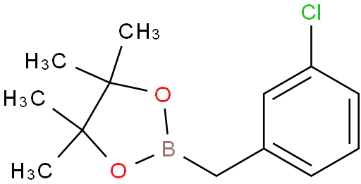 2-(3-氯苄基)-4,4,5,5-四甲基-1,3,2-二噁硼烷