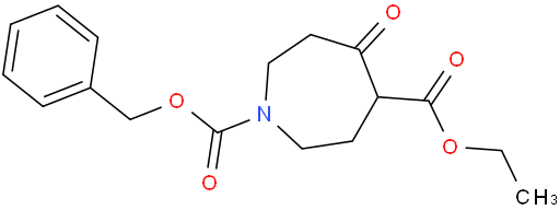 1-Cbz-5-氧代氮杂环庚烷-4-甲酸乙酯