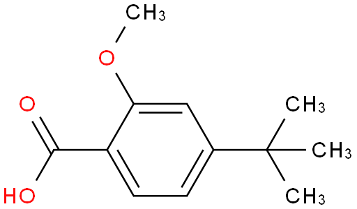 4-叔丁基-2-甲氧基苯甲酸