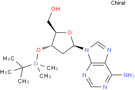 ((2R,3S,5R)-5-(6-氨基-9H-嘌呤-9-基)-3-((叔丁基二甲基硅烷基)氧基)四氢呋喃-2-基)甲醇