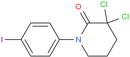 3,3-二氯-1-(4-碘苯基)哌啶-2-酮