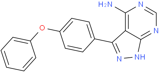 3-(4-苯氧基苯基)-1H-吡唑并[3,4-d]嘧啶-4-胺