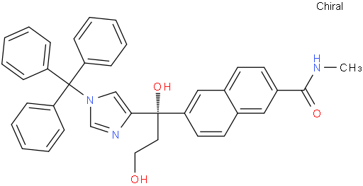 (S)-6-(1,3-二羟基-1-(1-三苯甲基-1H-咪唑-4-基)丙基)-N-甲基-2-萘甲
