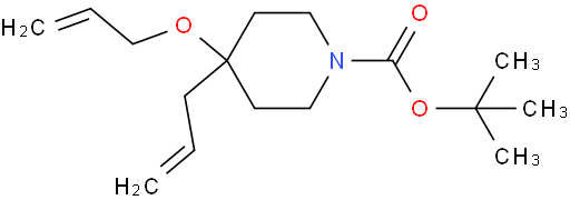 4-烯丙基-4-(烯丙氧基)哌啶-1-甲酸叔丁酯