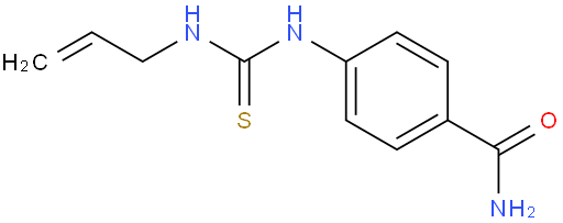 4-(3-烯丙基硫脲基)苯甲酰胺