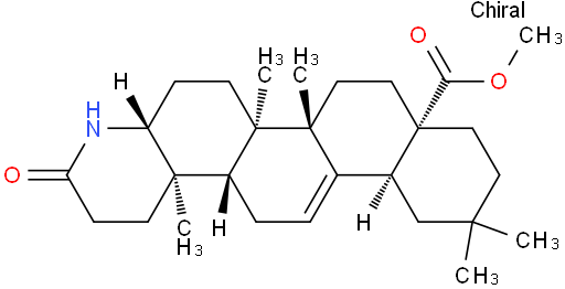 (4aR,6aR,6bS,8aS,12aS,14aS,14bR)-2,3,4,4a,5,6,6a,6b,7,8,9,10,11,12,12a, 14a,14b-十八氢-6a,6b,11,11,14b-五甲基-3-氧代甲酯-菲并[2,1-f]喹啉-8a(1H)-羧酸