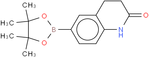 6-(4,4,5,5-四甲基-1,3,2-二氧杂环戊硼烷-2-基)-3,4-二氢喹啉-2(1H)-酮