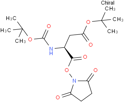Boc-L-天门冬氨酸4-叔丁基-1-羟基-琥珀酰亚胺酯