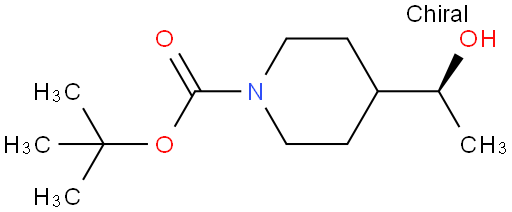 (S)-4-(1-羟乙基)哌啶-1-甲酸叔丁酯