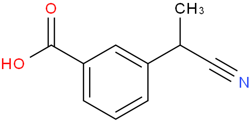3-(1-氰乙基)苯甲酸