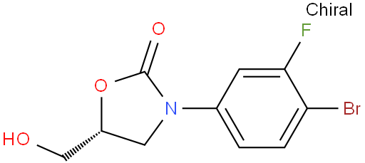 (5R)-3-(4-溴-3-氟苯基)-5-羟基甲基噁唑啉-2-酮