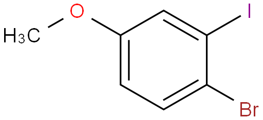 1-溴-2-碘-4-甲氧基苯